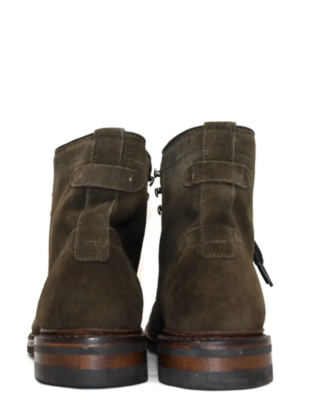 New! Allen Edmunds Landon Cap-toe Boot Military Green Sz 9 D 5840 DD538 Made USA